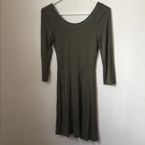 Olive Green Express Dress